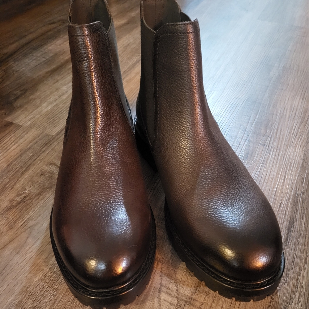 Zara leather Chelsea Boots